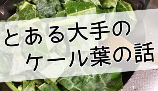 とある加熱＆サラダ用ケール生葉を通販で買って食べてみたら・・・